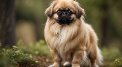 Pekingese Hunting Dog